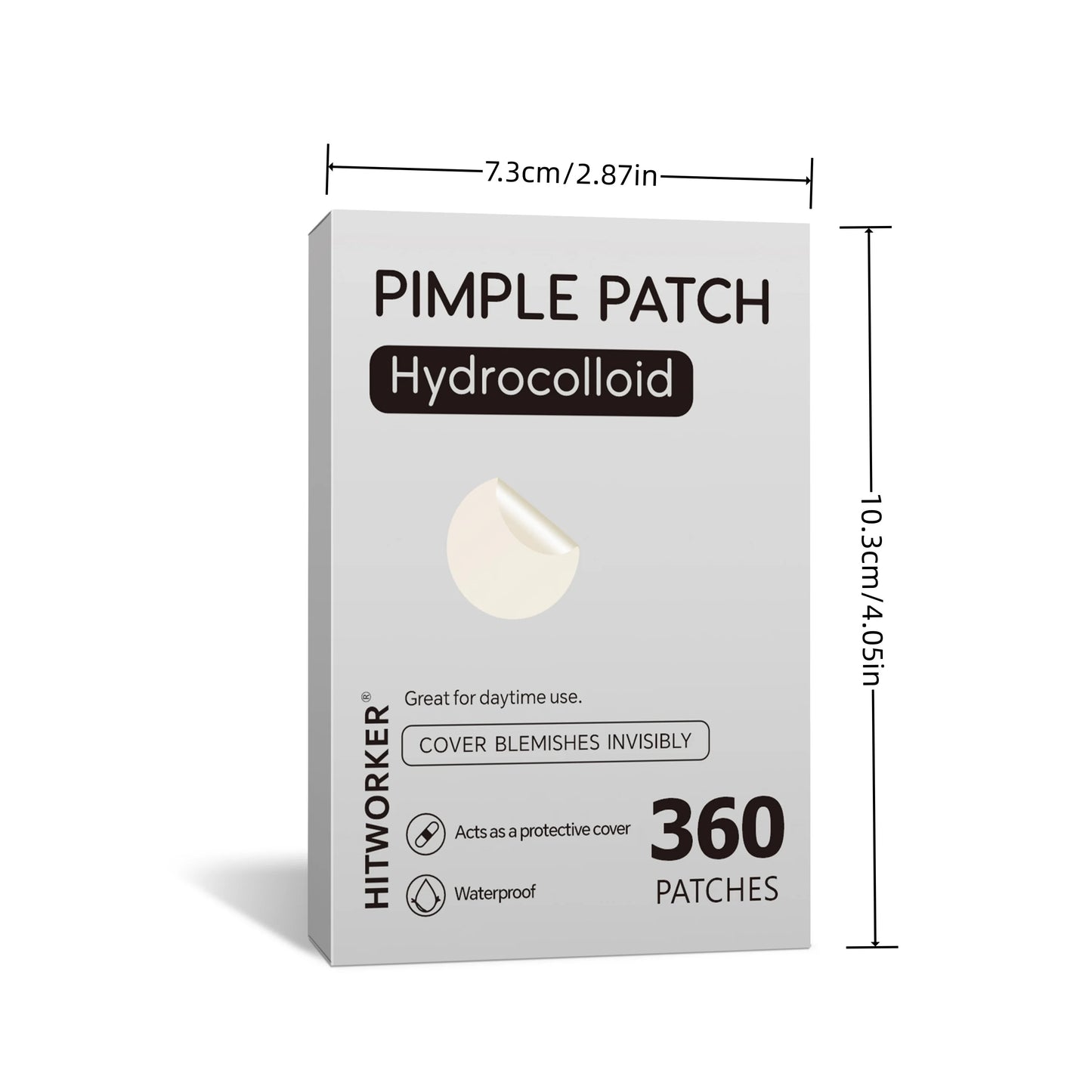 Invisible Hydrocolloid Acne Healing Patches