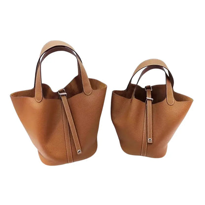 Signature Mayfair - Genuine Leather Bucket Bag