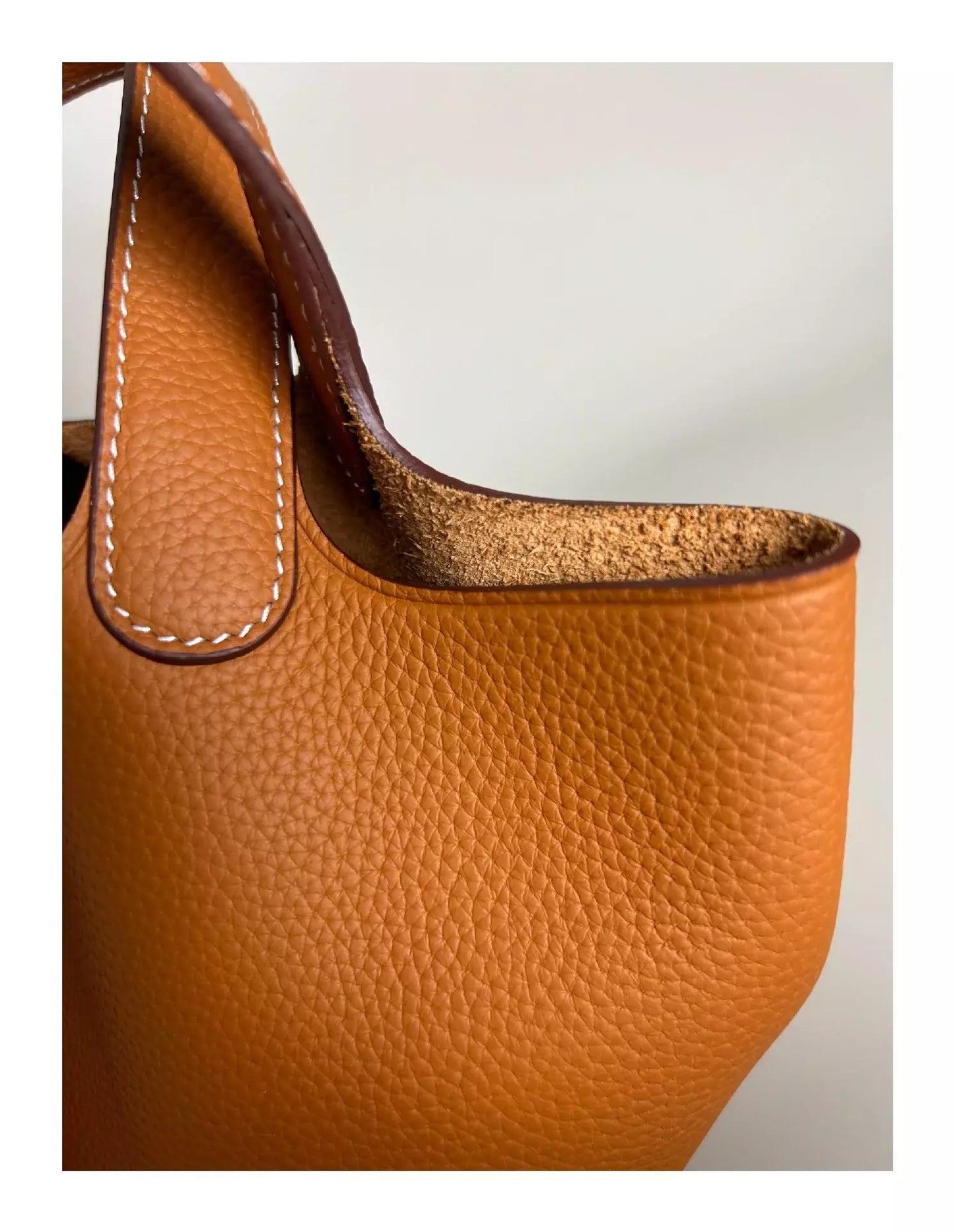 Signature Mayfair - Genuine Leather Bucket Bag