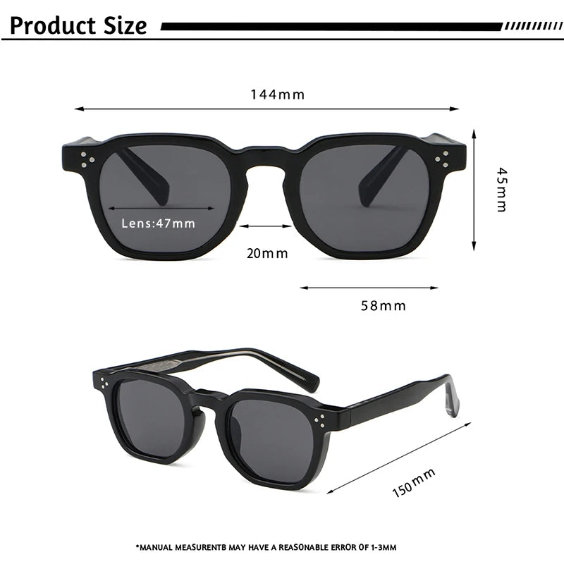 Slim Square Sunglasses