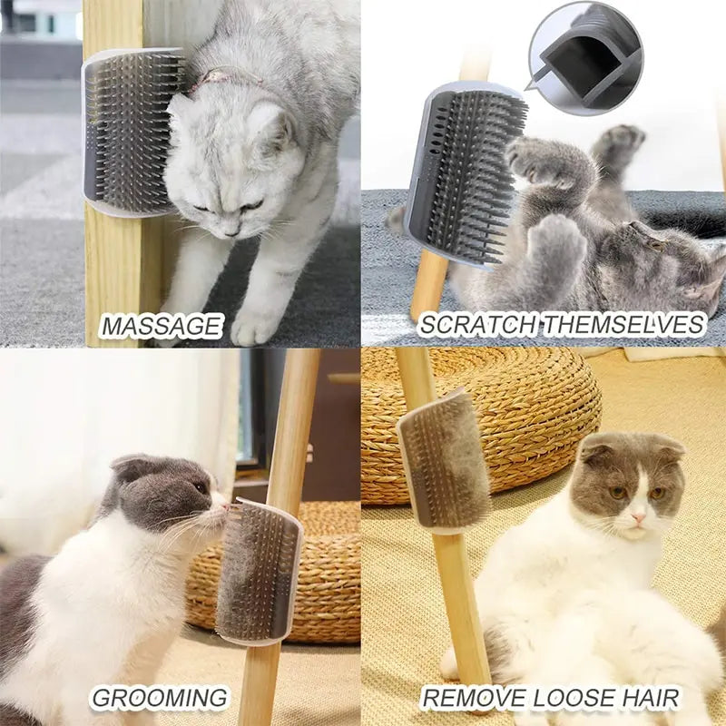 Self-Grooming Corner Brush