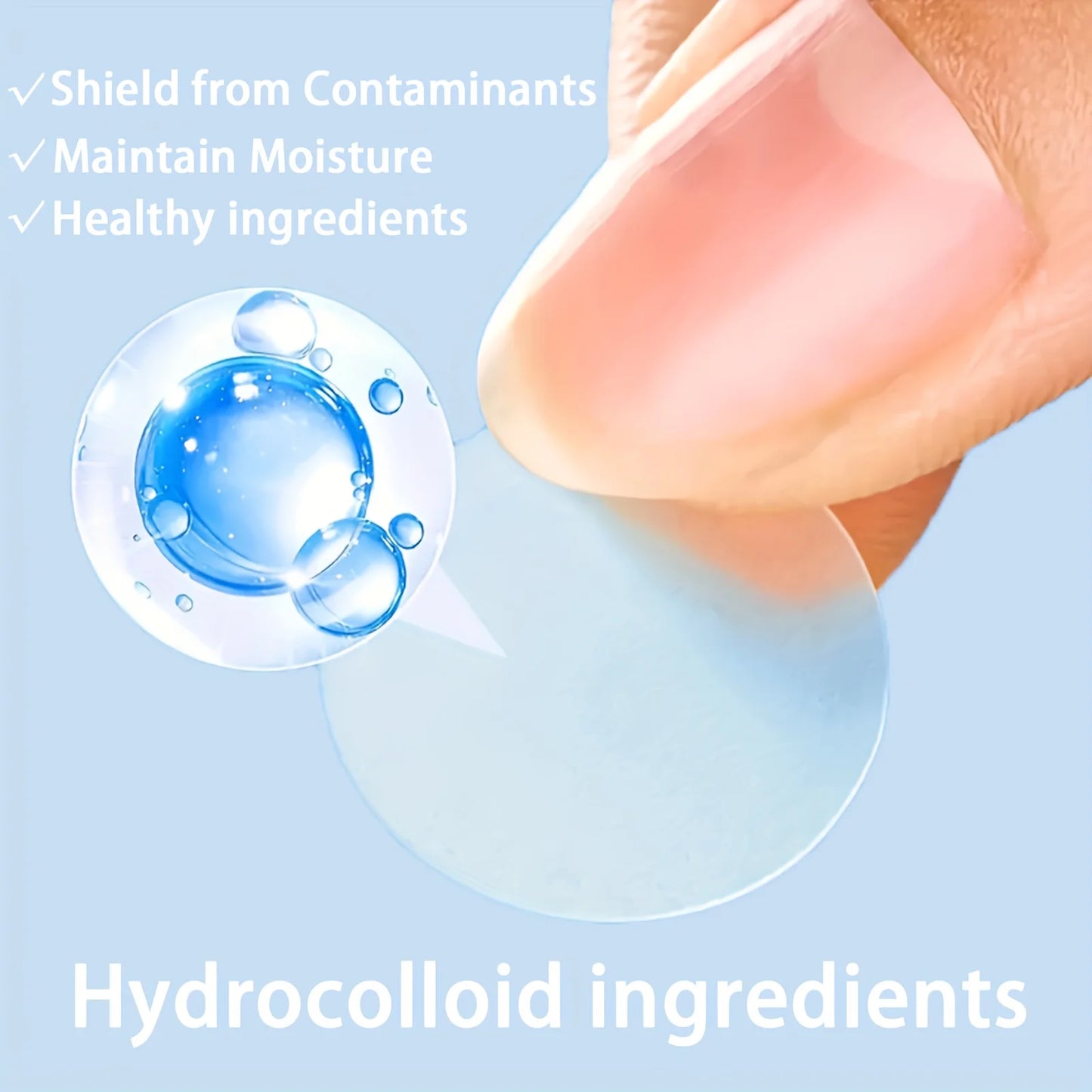 Invisible Hydrocolloid Acne Healing Patches