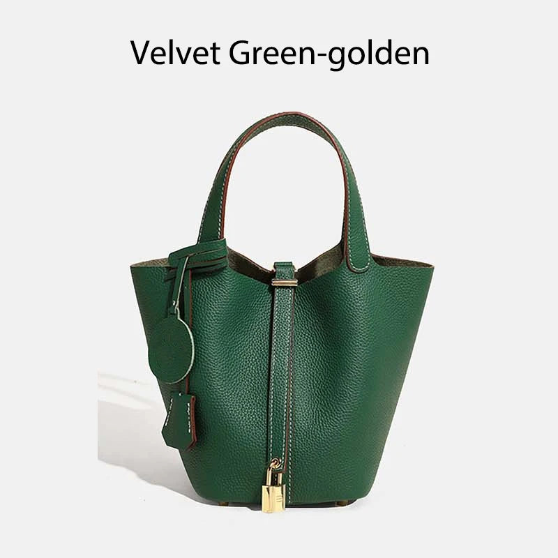 Signature Mayfair - Genuine Leather Bucket Bag