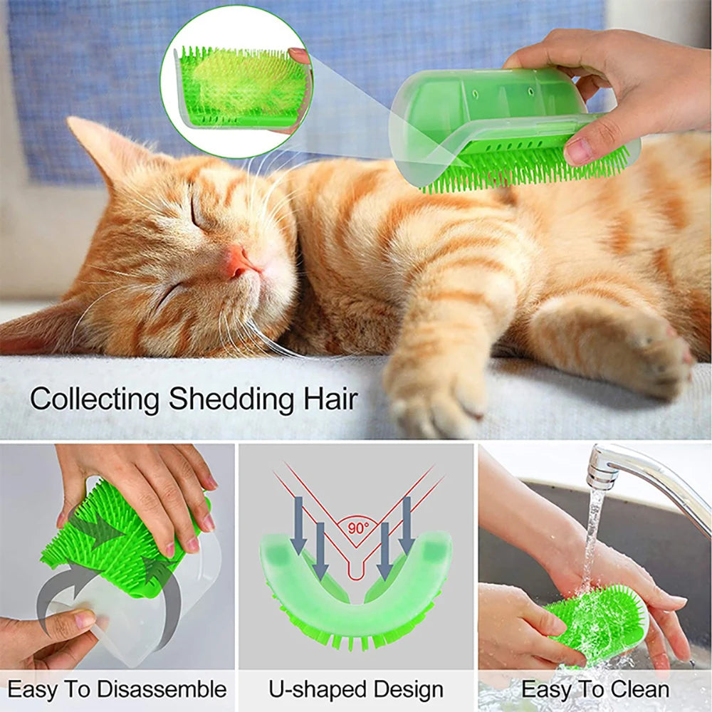 Self-Grooming Corner Brush